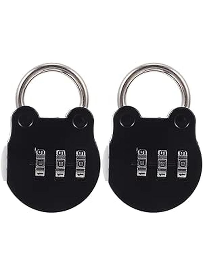 2Pcs Dark Password Travel Lock for Luggage Backpack Locker Suitcase Gym Security - Image 1