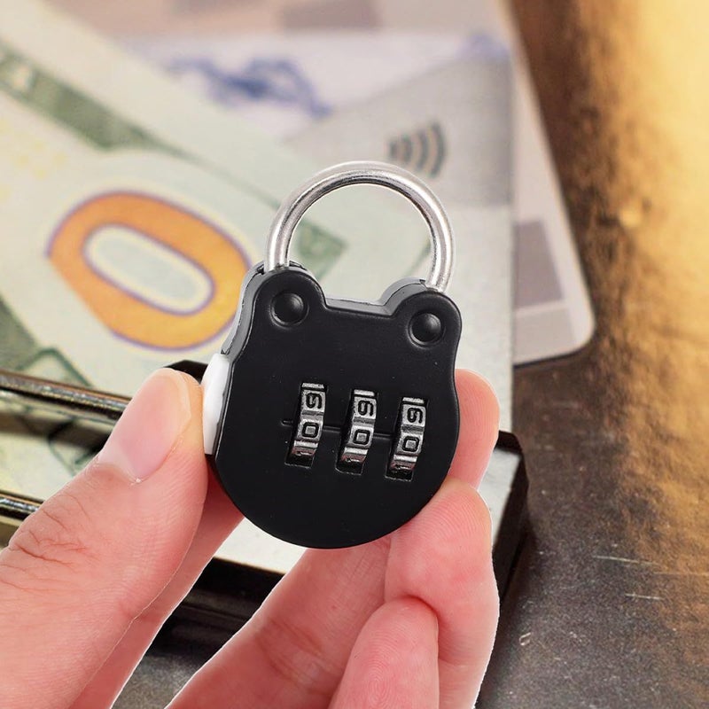 2Pcs Dark Password Travel Lock for Luggage Backpack Locker Suitcase Gym Security - Image 5