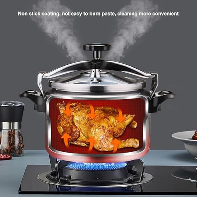 Dpofirs 3L To 15L Canning Pressure Cooker Pressure Cooker Thickened Large Capacity Anti Stick Explosion Proof Aluminum Pressure Canner For Commercial Household Use 5L - Image 4
