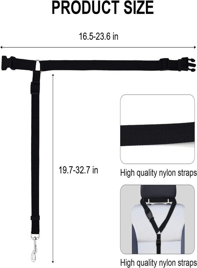 BLURISM Dog Seat Belt Pet Safety Belt, Created with Human Seatbelt Material. All-Metal Hardware with Adjustable Length Strap. Exceeds Dog Safety Standards. Keep Your Dog Secure in Car - Image 2
