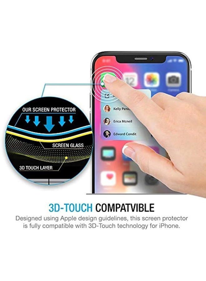 YMHML Tempered Glass Screen Protector for iPhone 11/XR (Pack of 2,6.1in) - Image 4