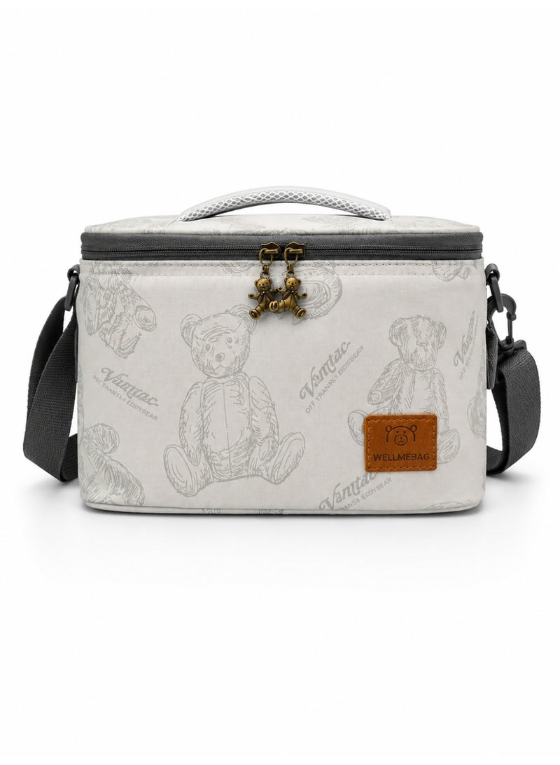 Insulated Lunch Box Bag | Lightweight Large Tiffin Bag with Oxford Cloth | Reusable Thermal Food Storage Bag for Office, School, Travel & Picnic - Image 1