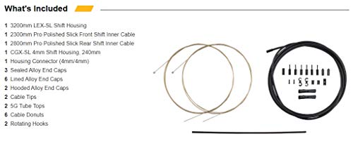 Jagwire PCK508 Cable and Sheath Kit Unisex Adult, Bianchi Celeste - Image 4