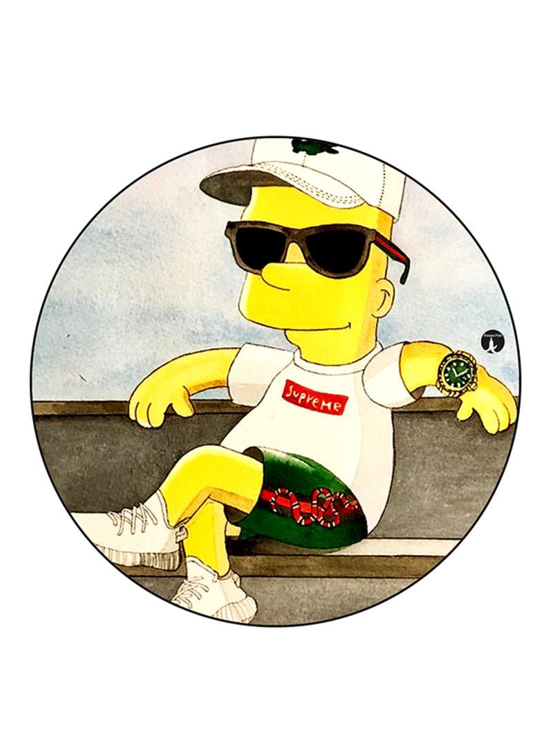 Simpsons Printed Mouse Pad Multicolour