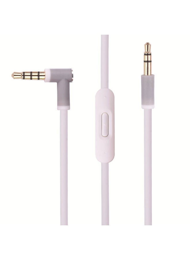 Solo2.0 3.0 Magic Tone Band Wheat Band Plus And Subtract Mi Wire-controlled Earphone Line 3.5 Male-to-Male Headphone Audio Line-Color:All White - Image 5