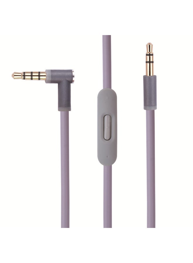 Solo2.0 3.0 Magic Tone Band Wheat Band Plus And Subtract Mi Wire-controlled Earphone Line 3.5 Male-to-Male Headphone Audio Line-Color:All White - Image 4