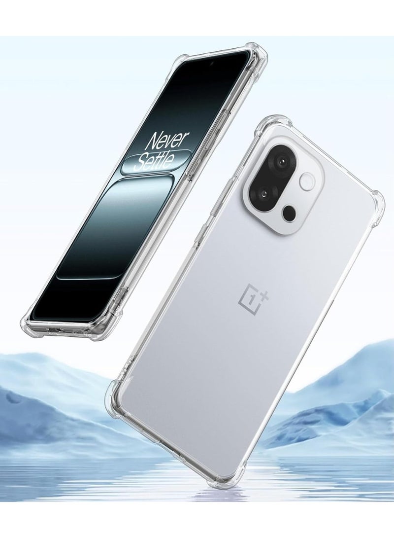 ChicVibe Clear Phone Case for OnePlus 13s: 360 Degree Protection,Transparent Soft funda, Anti-Falling Shockproof, Ultra Slim and transparent Cover for OnePlus 13s, Clear - Image 5