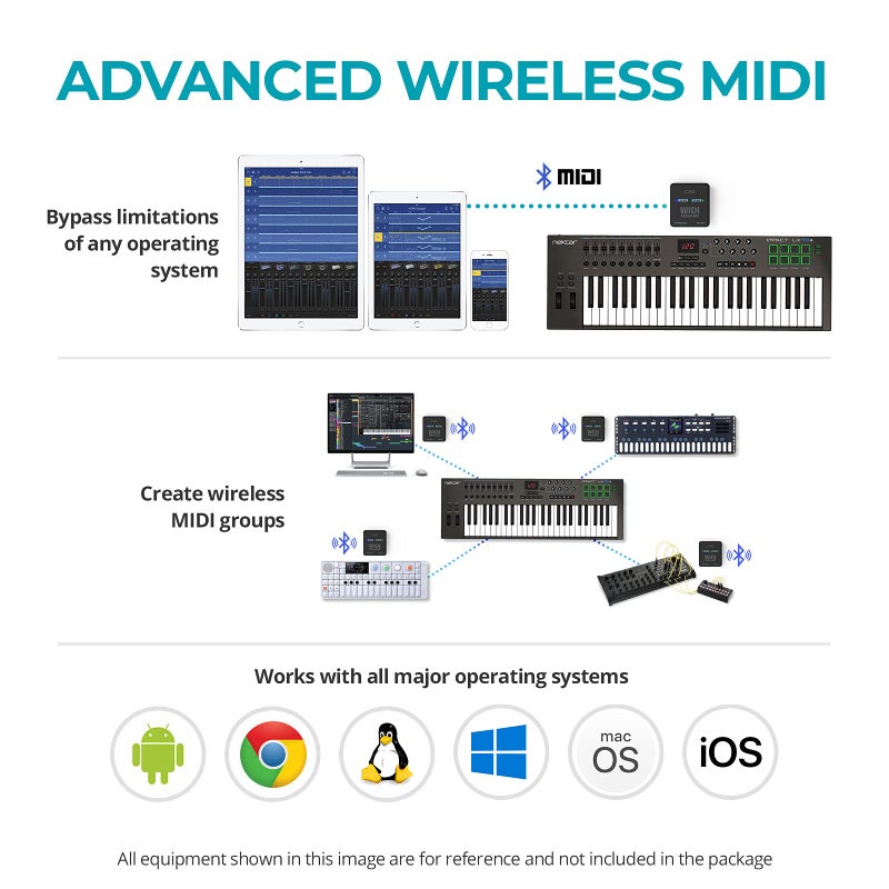 CME WIDI Uhost â€“ Bluetooth MIDI Interface & USB Host for Class-Compliant Instruments, Controllers & Keyboards â€“ Works with Windows, Mac, iOS, Android, Linux, ChromeOS - Image 4