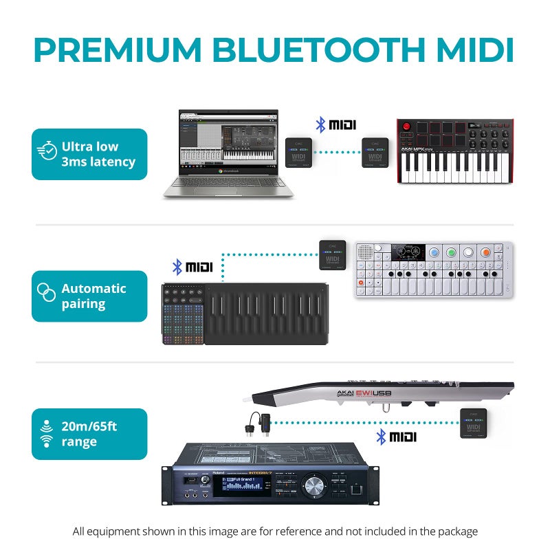 CME WIDI Uhost â€“ Bluetooth MIDI Interface & USB Host for Class-Compliant Instruments, Controllers & Keyboards â€“ Works with Windows, Mac, iOS, Android, Linux, ChromeOS - Image 3