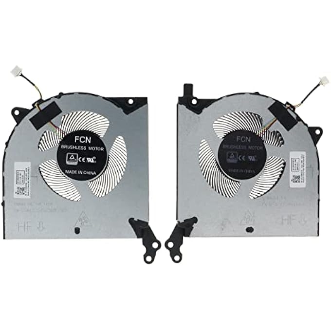 REPLACEMENT CPU+GPU COOLING FAN FOR LENOVO LEGION 5 5I 15IMH05 15ARH LEGION 5 5I 17 2020 MODEL DC28000FAF0 FM9H DC28000FBF1 FM9J 5F10S13917 - Image 1