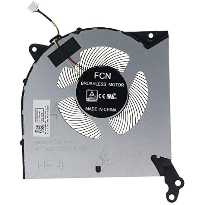 REPLACEMENT CPU+GPU COOLING FAN FOR LENOVO LEGION 5 5I 15IMH05 15ARH LEGION 5 5I 17 2020 MODEL DC28000FAF0 FM9H DC28000FBF1 FM9J 5F10S13917 - Image 2