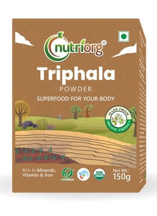 Nutriorg Triphala Powder Hairtaki Bibhitaki And Amlaki Good For Digestion 150 G - pzsku/Z59F62F33BF73EADEC265Z/45/_/1694420116/2cd6595b-e8e1-4546-8c75-028cb0c53848