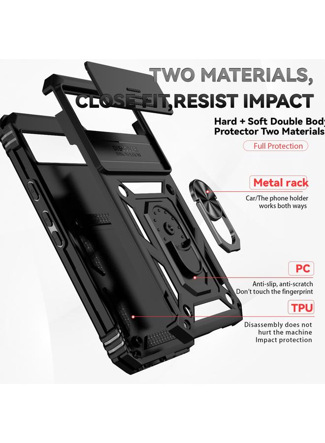 S-TOP Case For Google Pixel 8a Sliding Camshield Holder Phone Case - Image 4