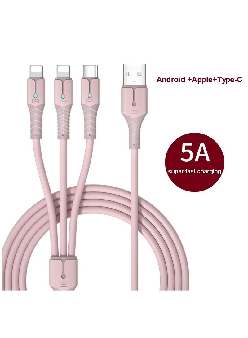 NIBEMINENT 2M PowerLine Android Apple type-c USB Data Sync Charging Cable cellphone data line  - Image 1