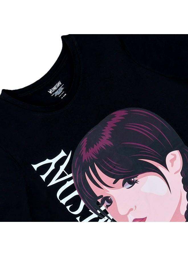 ترو كير تيشيرت قطن % بأكمام قصيرة للبنات من تروكير يوم الأربعاء - Image 5