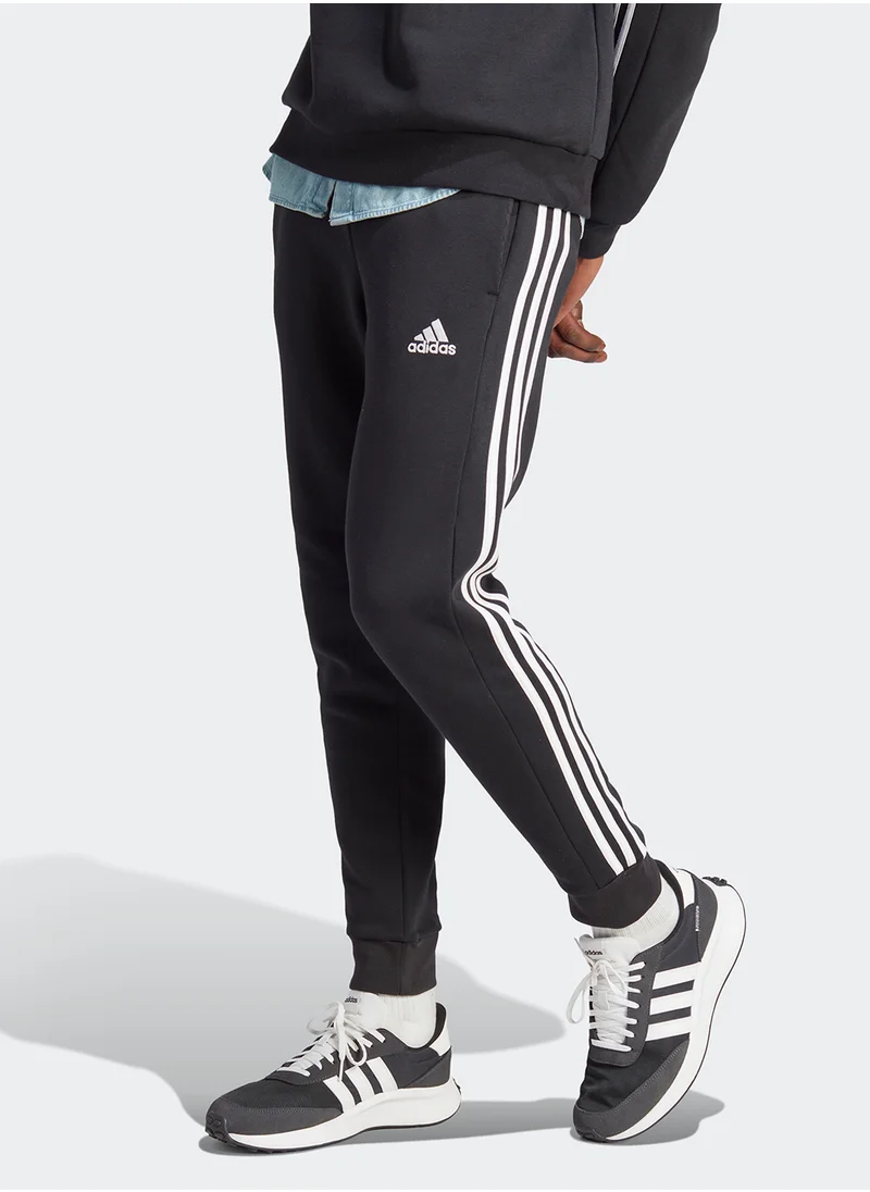 اديداس Fleece 3-Striped Sweatpants