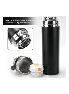 Stainless Steel Thermo, Vacuum Insulated Bottle with Cup, 380ml/13oz Insulated Bottle with Cup for Hot and cold Drink Travel Mug, For Coffee Hot Drink And Cold Drink Water Flask - pzsku/Z59F67B2A6EF5DD66FFEFZ/45/_/1708931752/be8cb720-ec27-454c-831b-fff2692a3519