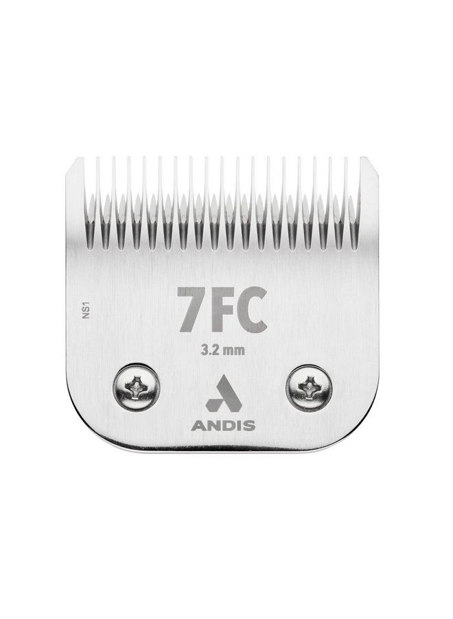 Andis 72605 Ceramic Edge Detachable Steel Pet Clipper Blade - Carbon Infused with Ceramic Cutting Technology & Rust Resists - Extended Long Life with Cutting Length of 1/8-Inch - Size-7FC, Chrome