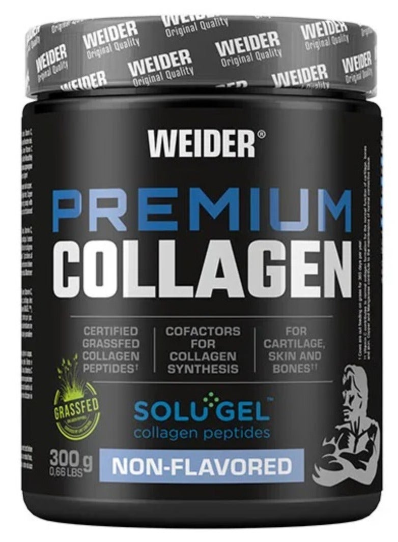 Premium Collagen Peptides 300g Non-Flavored | Grass-Fed Solu-Gel® | Skin, Joint & Bone Support