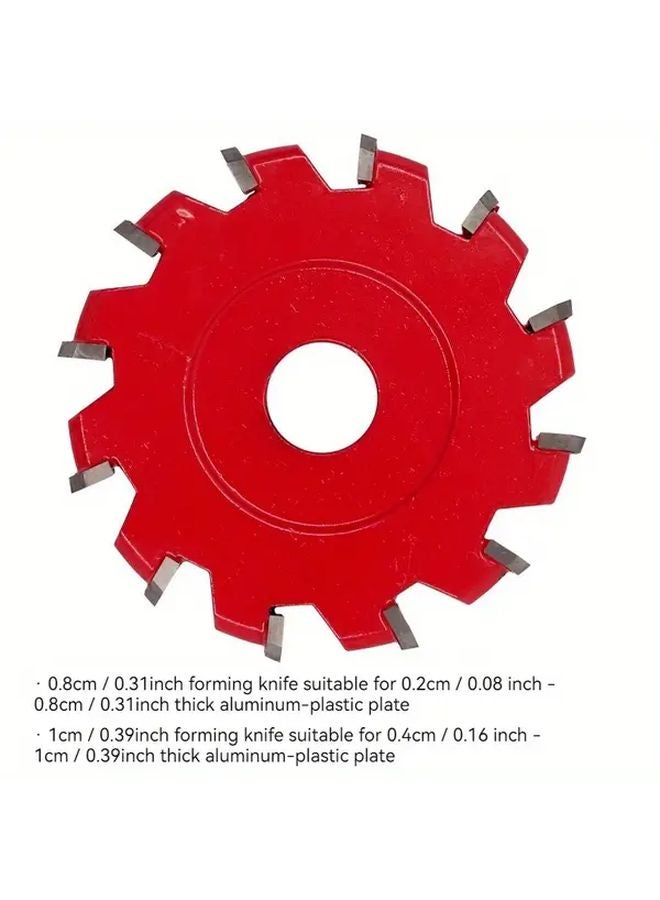 90 Degree 12 Teeth V Shaped Alloy Steel Blade For Plastic Plate Cutting - Image 5