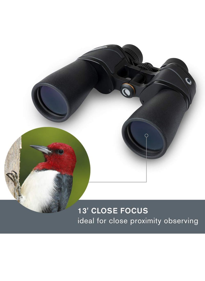 Celestron Celestron – Ultima 10x50 Binoculars – Waterproof & Fogproof – Porro Prism Binoculars for Adults – Fully Multi-Coated Optics and BaK–4 Prisms – Protective Rubber Armoring  - Image 5