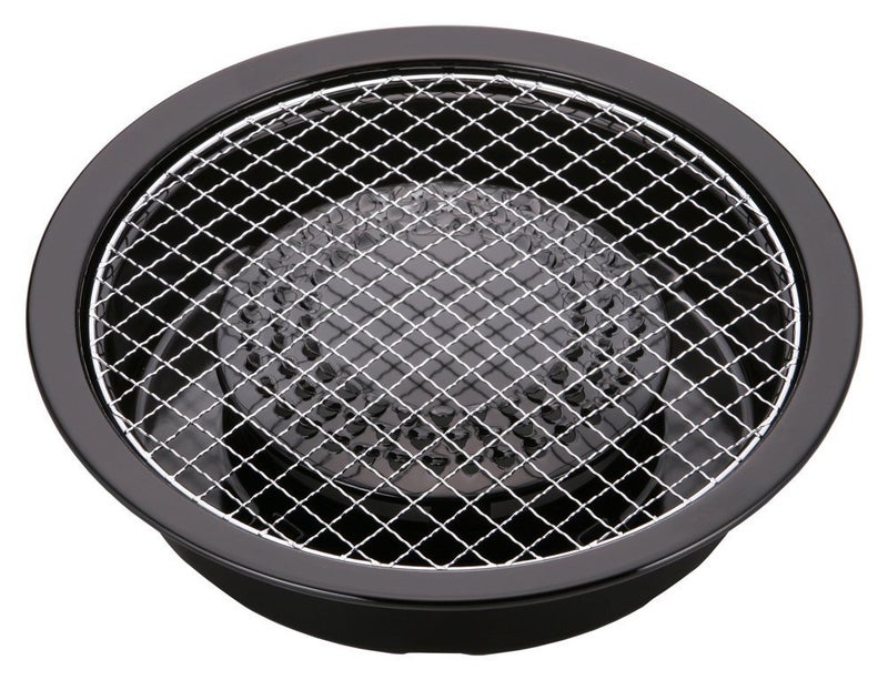 Iwatani Korean Cookware Aburi Stove Top Grill Pan, Black, (CB-P-AM3) - Image 1