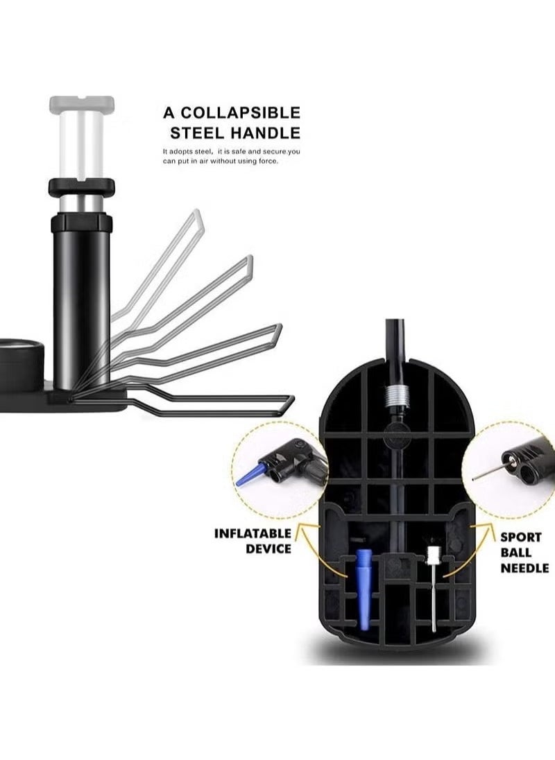 A ZONE Durable Foot Pump - Easy Inflate for Tires and Sports Equipment  - Image 3