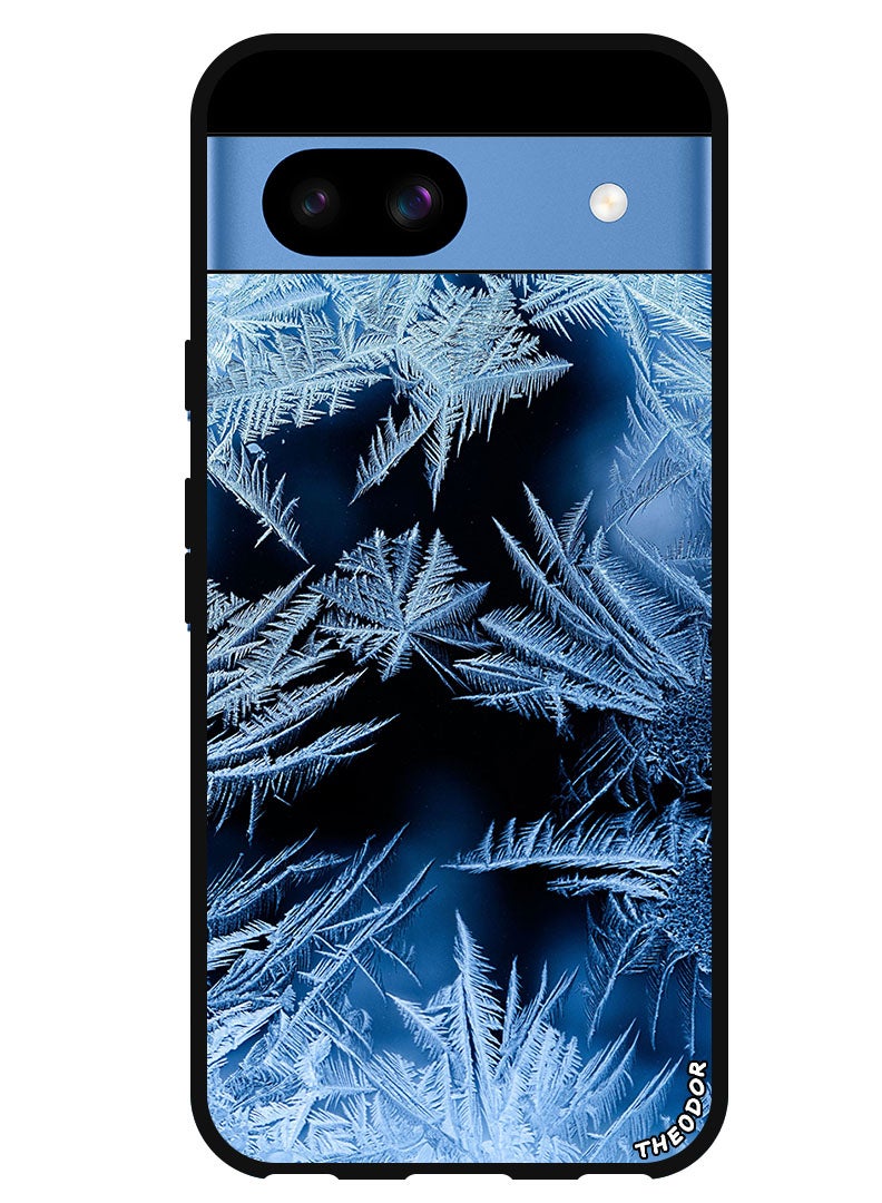Theodor Protective Case Anti Scratch Shock Proof Bumper Cover For Google Pixel 8a pattern_frosty_frost - Image 1
