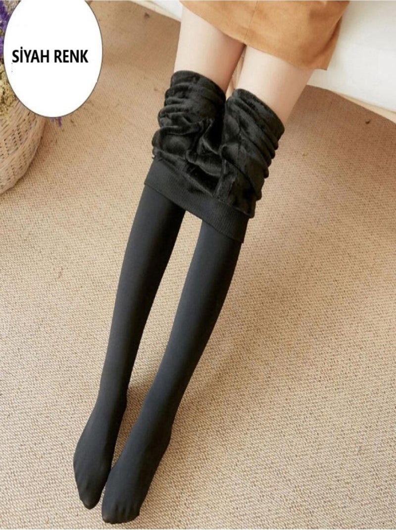 Mistirik Mystical Ravena Model Gathering Woven Wool Warm Plush Underwear Corset Tights Socks  - Image 4