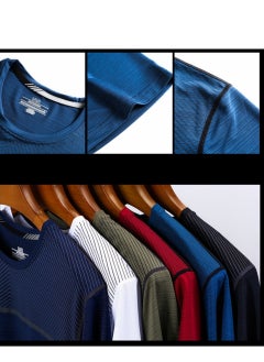 Jeep Men's Ice Silk Short Sleeved T-shirt Round Neck Pullover Sweatshirt Simple Running Top  - Image 3