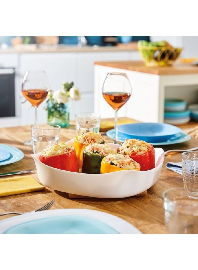 لومينارك طبق فرن مربع سمارت كوزين كارين أبيض  ×  سم - Image 5