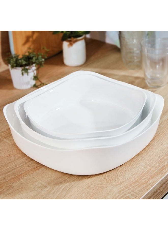 لومينارك طبق فرن مربع سمارت كوزين كارين أبيض  ×  سم - Image 4