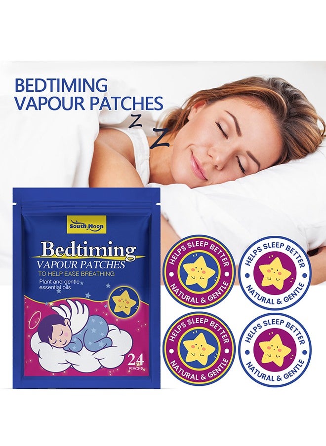 SOUTH MOON - 24 Tablets Sleep Patches, Sleep Patches for Adults, Upgraded Sleep Patches Set, Easy to Apply and Comfortable, Premium Ingredients, for Men and Women - Image 1