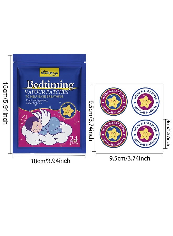 SOUTH MOON - 24 Tablets Sleep Patches, Sleep Patches for Adults, Upgraded Sleep Patches Set, Easy to Apply and Comfortable, Premium Ingredients, for Men and Women - Image 1