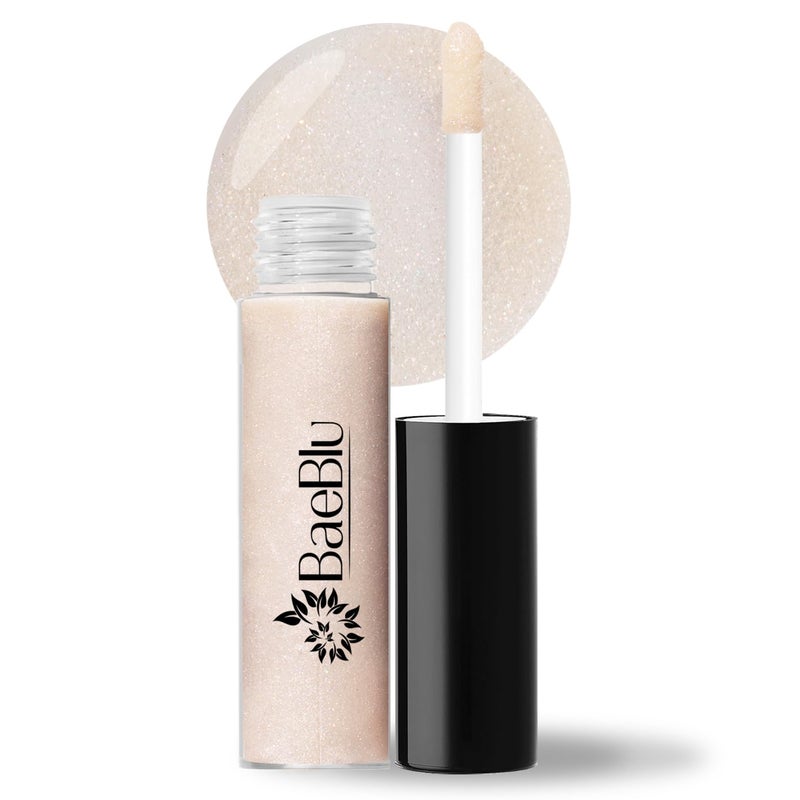 BaeBlu Organic Vegan Lip Gloss, 100% Natural Non-Toxic Moisturizing Ingredients, Lily - Image 1