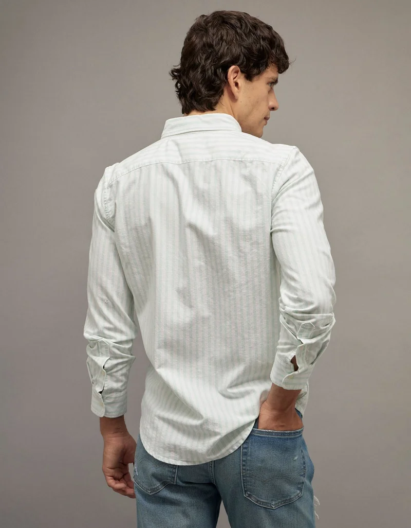 American Eagle AE Slim Fit Everyday Oxford Button-Up Shirt