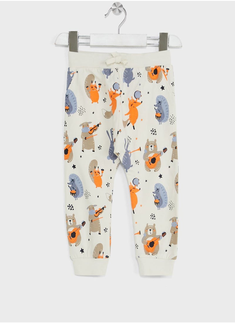 NAME IT - Kids Printed Bodysuit & Pants Set - Image 1