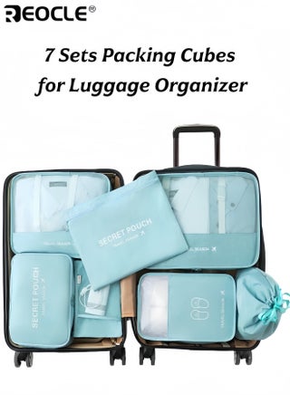 7 Set Packing Cubes for Travel Lightweight Luggage Organizer Packing Organizers Travel Foldable Luggage Organizers Storage Bag - pzsku/Z59F7449199E9285F7301Z/45/1758535673/97453b16-e7e0-49ac-95be-8cc0467fdcf9