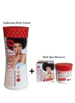 WHITE SECRET LIGHTENING BODY LOTION AND DARK SPOT REMOVER CREAM