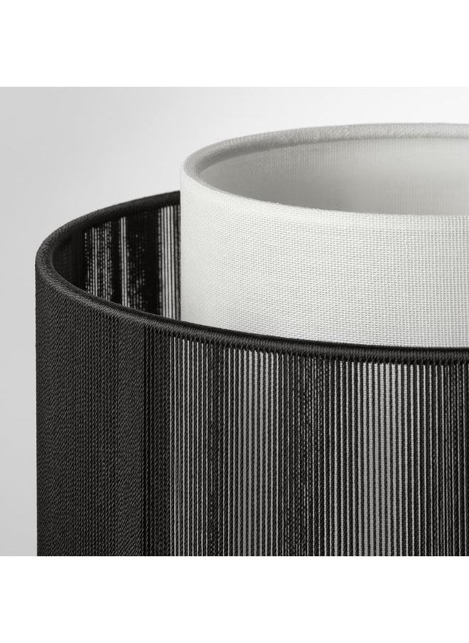 Zaboon Shade for speaker lamp base, textile/black  - Image 2