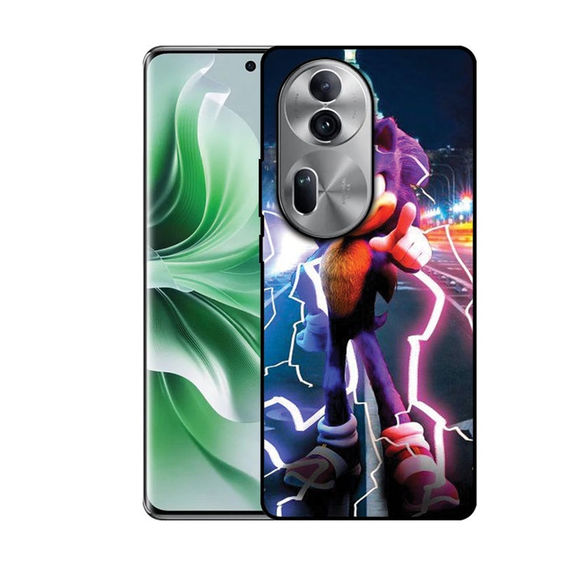 الصيد العين غطاء حماية مطبوع لهاتف Oppo Reno 11- Sonic - Image 1
