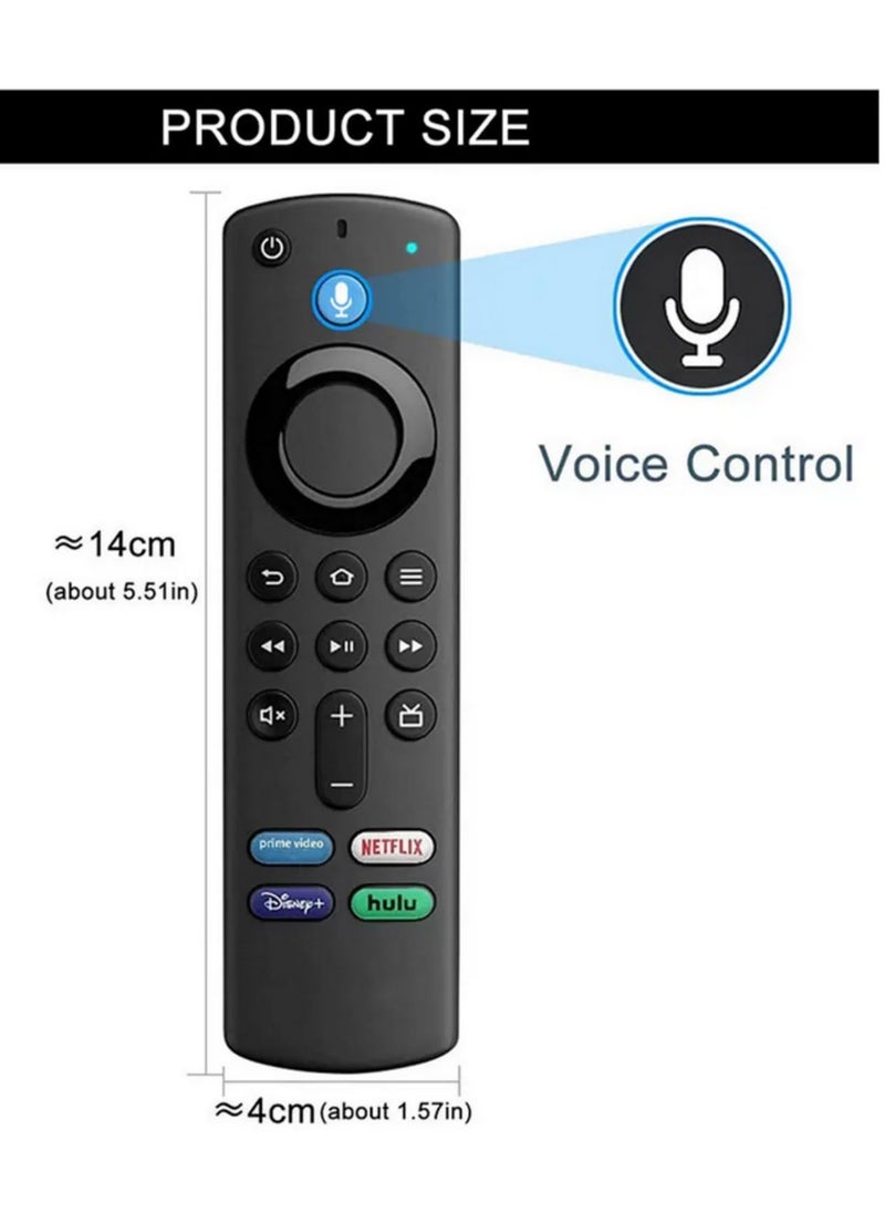 Generic - 1pcs L5B83G Voice Remote Control for AMZ Fire TV Stick (2nd Gen, 3rd Gen, Lite, 4K, 4K Max), Fire TV Cube, for Smart TVs (3rd Gen) - Image 1