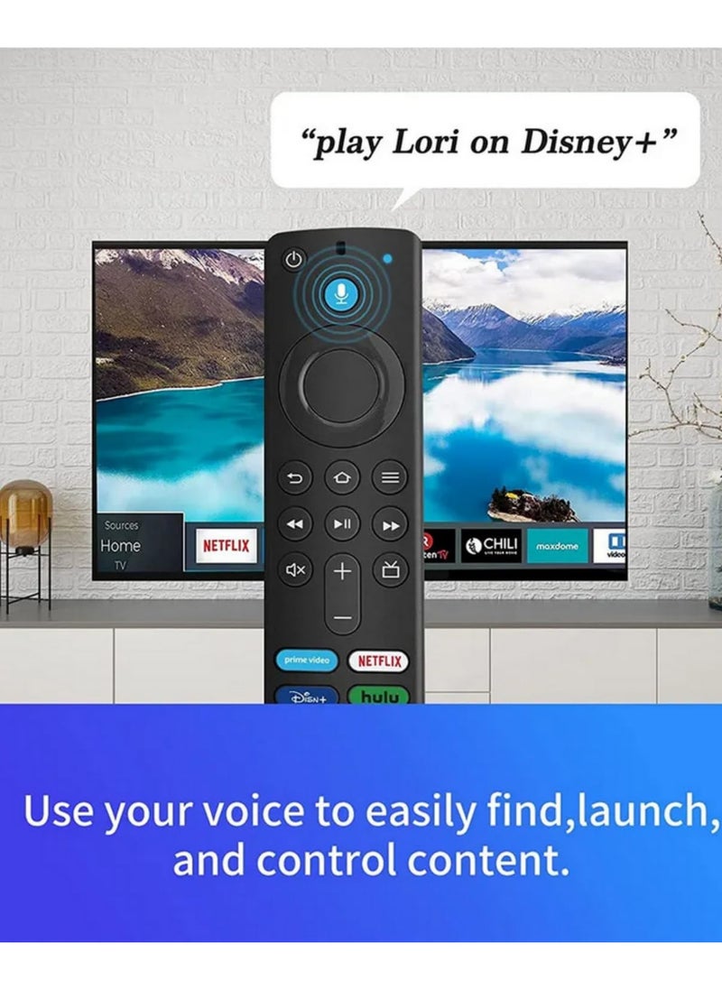 Generic - 1pcs L5B83G Voice Remote Control for AMZ Fire TV Stick (2nd Gen, 3rd Gen, Lite, 4K, 4K Max), Fire TV Cube, for Smart TVs (3rd Gen) - Image 1
