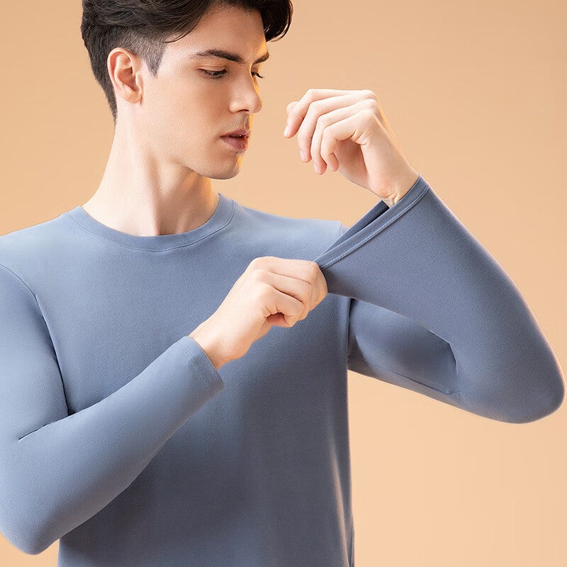FENTENGCARE Thermal Underwear for Men, Cationic Brushed Fabric, Cold-Resistant Thick Base Layer, Autumn Top And Pants Set, Christmas Gift - Image 1