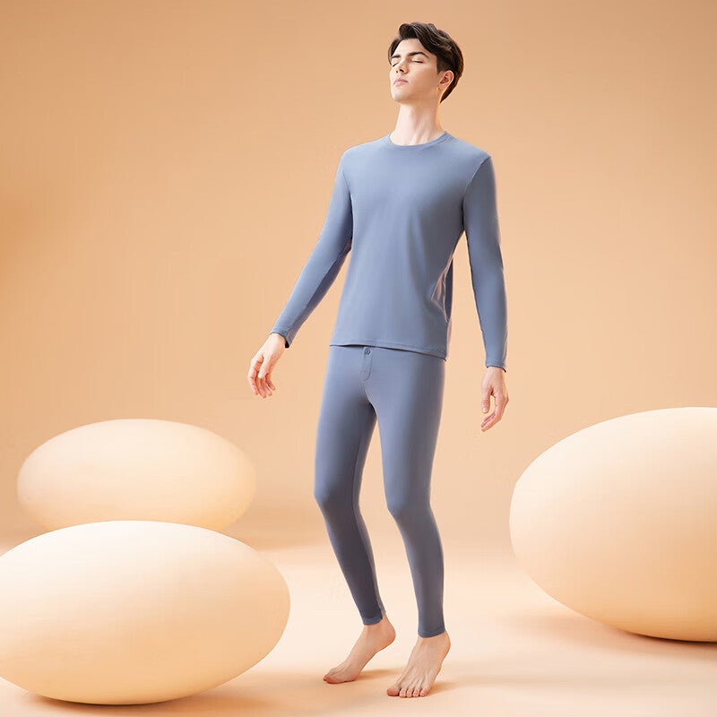 FENTENGCARE Thermal Underwear for Men, Cationic Brushed Fabric, Cold-Resistant Thick Base Layer, Autumn Top And Pants Set, Christmas Gift - Image 3