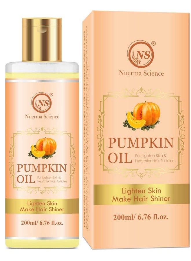 Nuerma Science Pumpkin Seed Oil For Skin And Hair Care Oil (200 Ml)  - Image 2