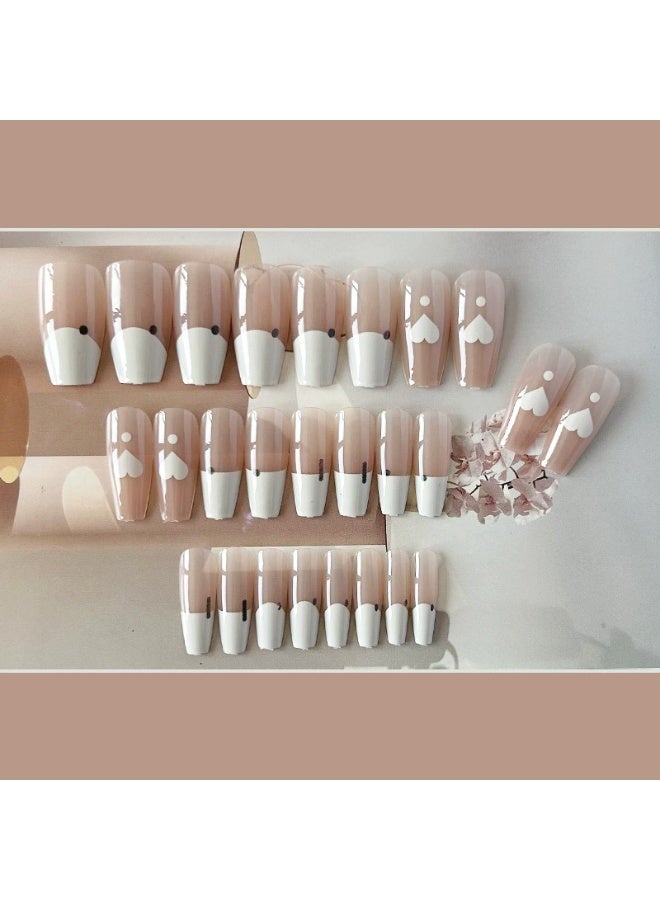 Goolsky Graffiti Love Heart Trapezoid Press - on Nails for Artsy Minimalism - Image 4