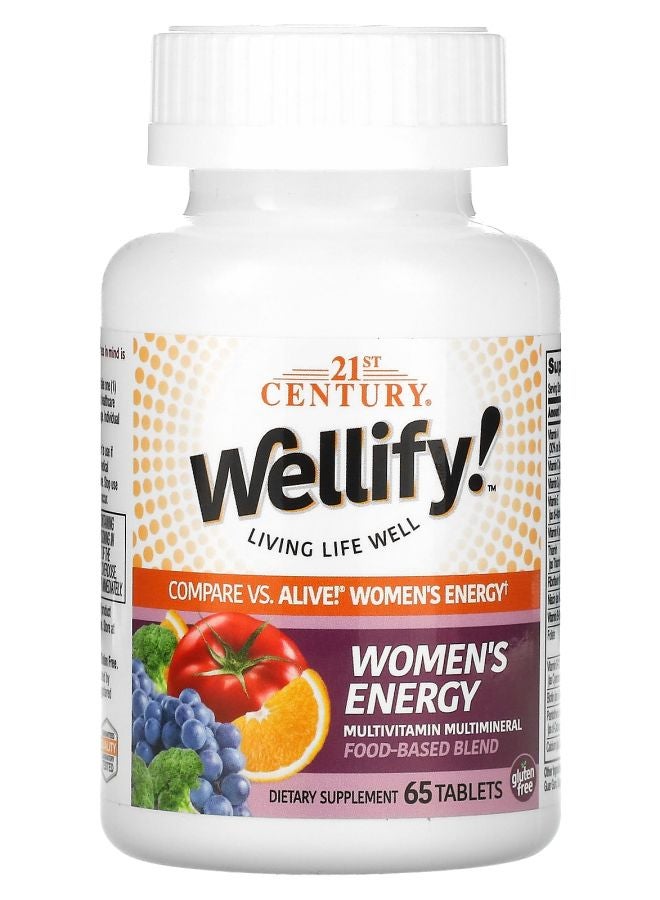 21st Century Wellify! Women's Energy Multivitamin Multimineral 65 Tablets