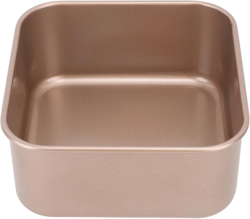 Pwshymi Deep Square Non Stick Baking Pan Stackable Thickened Carbon Steel Baking Sheet for Cake Bread Barbecue Gold, for Antique and Early Style (Extra Large 32.7 X 24.4 X 31.5in) - Image 4
