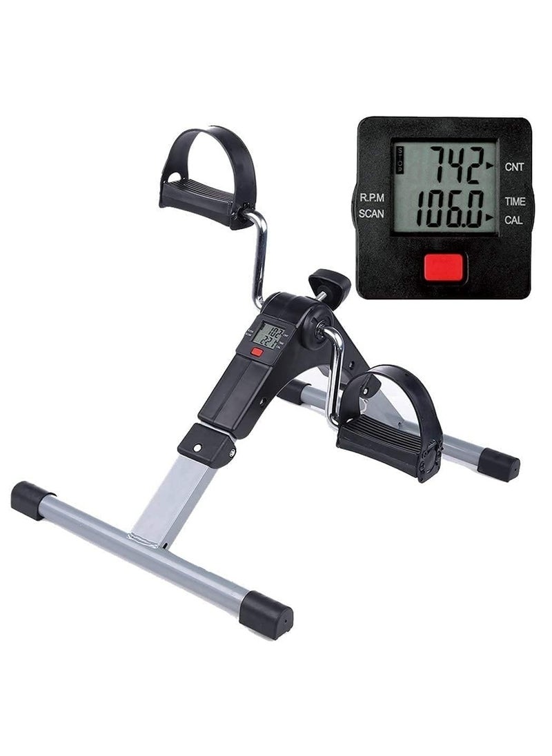 DubaiGallery Mini Pedal Exercise Bikes - Arm Leg Cycling Exerciser with Adjustable Resistance, Portable Under Desk Bike Cycle Stepper Training Fitness Gym Equipment for Home Use, Leg Rehab Workout Seat  - Image 1